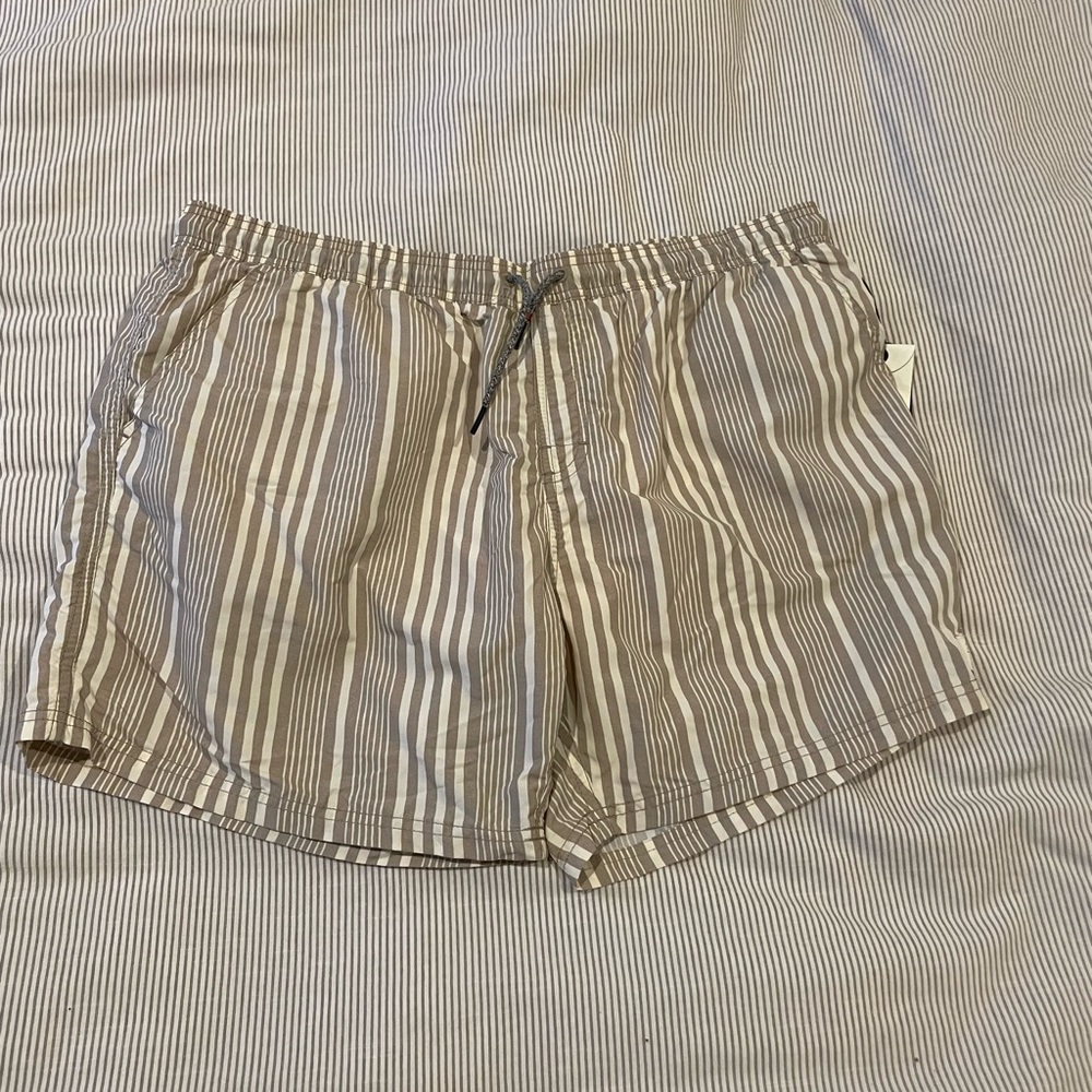 Katin NWT Striped Bathing Suit XXL